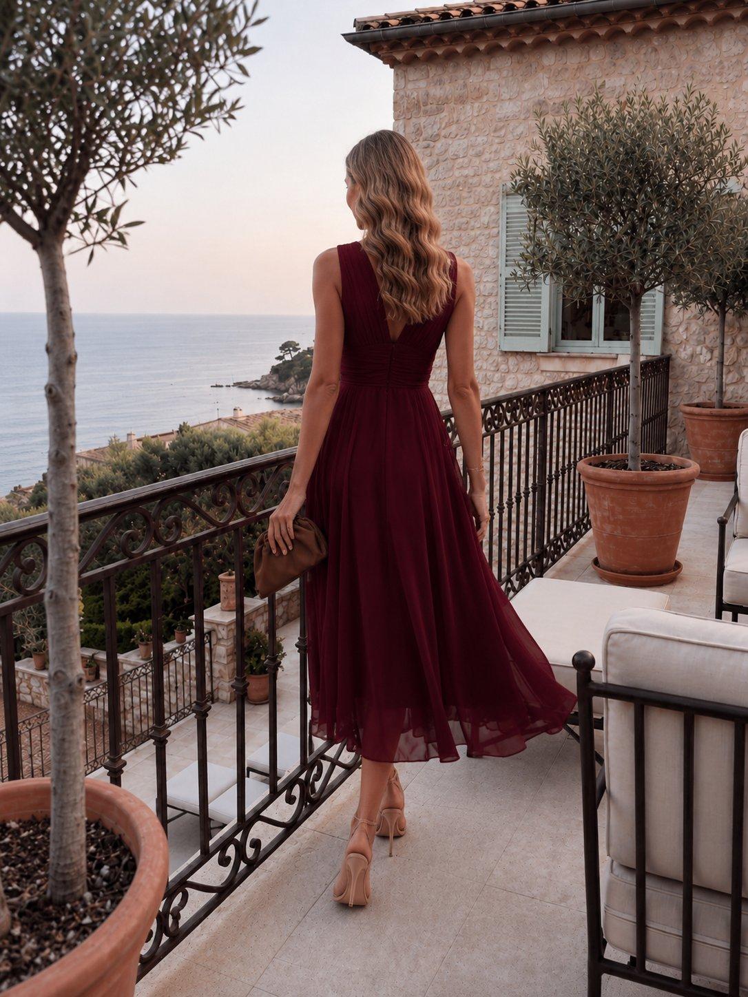 Sofia | Vestido Midi de Gasa