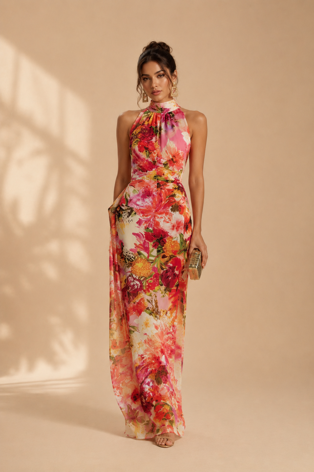 Amalfi | Vestido Maxi Floral Jardín