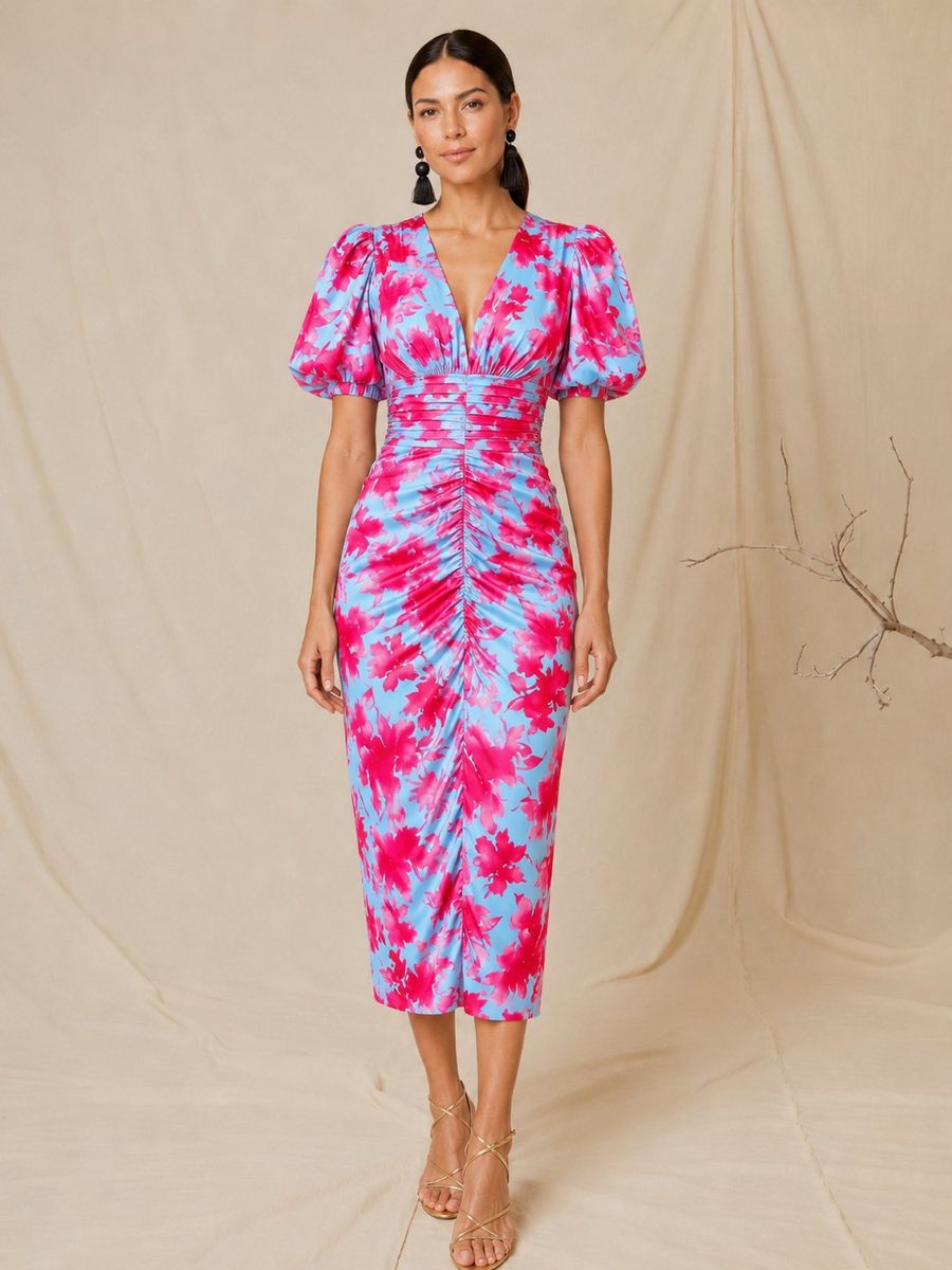 Valentina | Vestido Midi Ikat