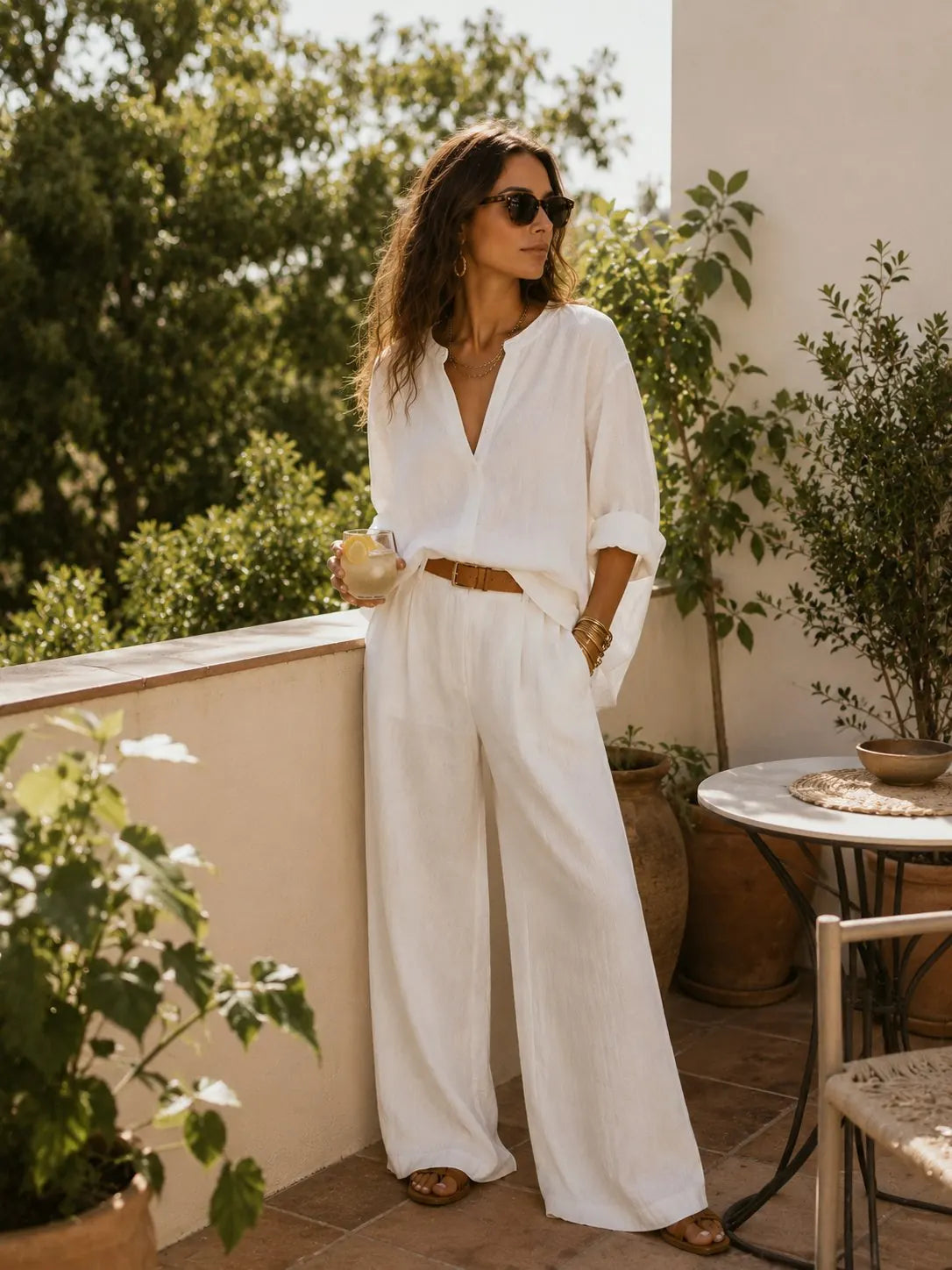 Nara | Conjunto Lino Natural