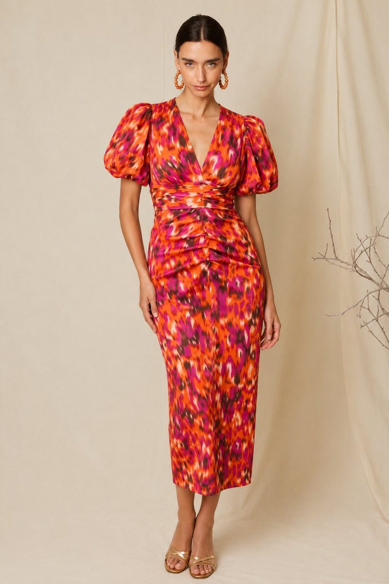 Valentina | Vestido Midi Ikat