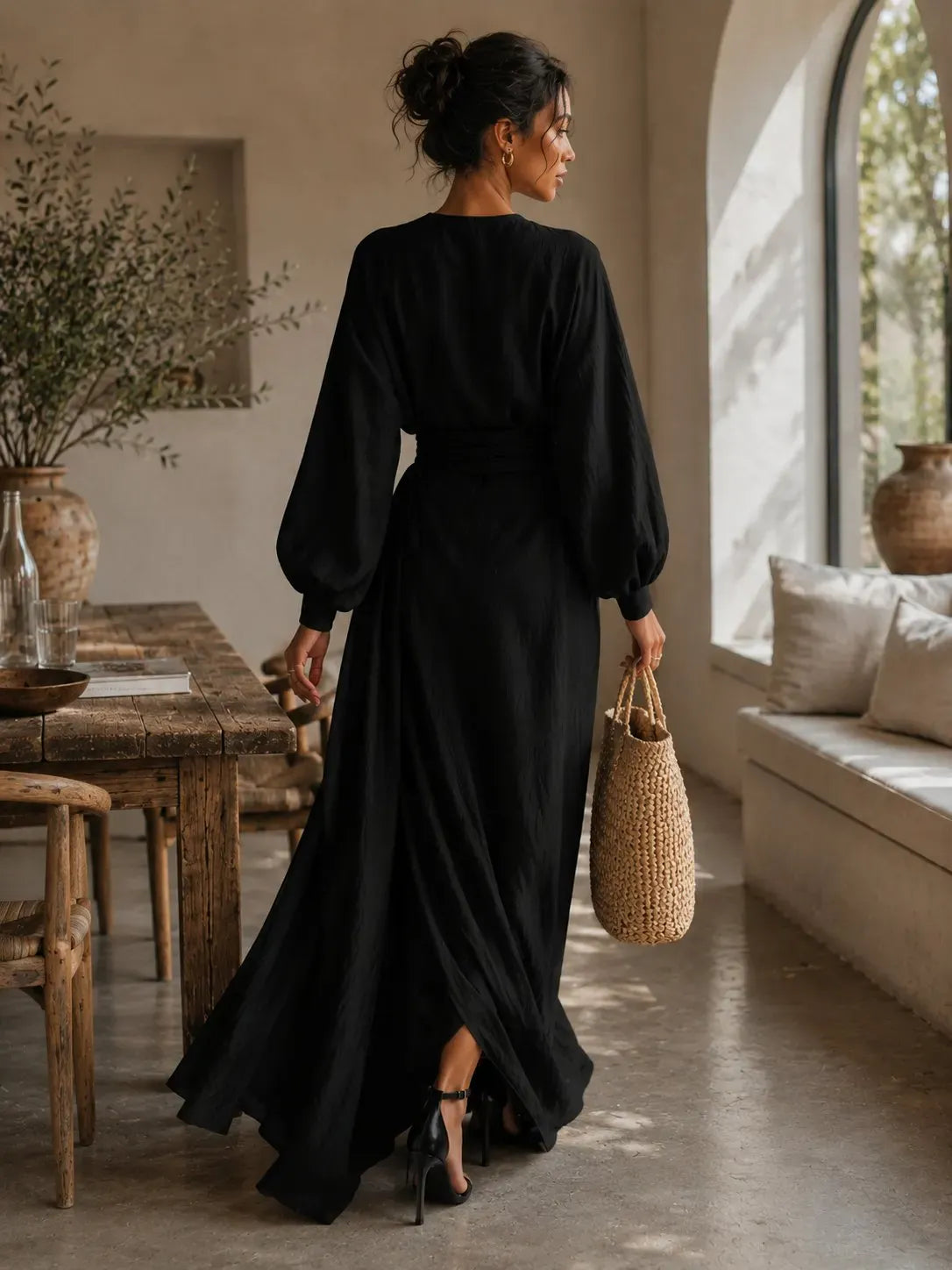 Mirela Studio Sandra | Vestido Mediterráneo Lino
