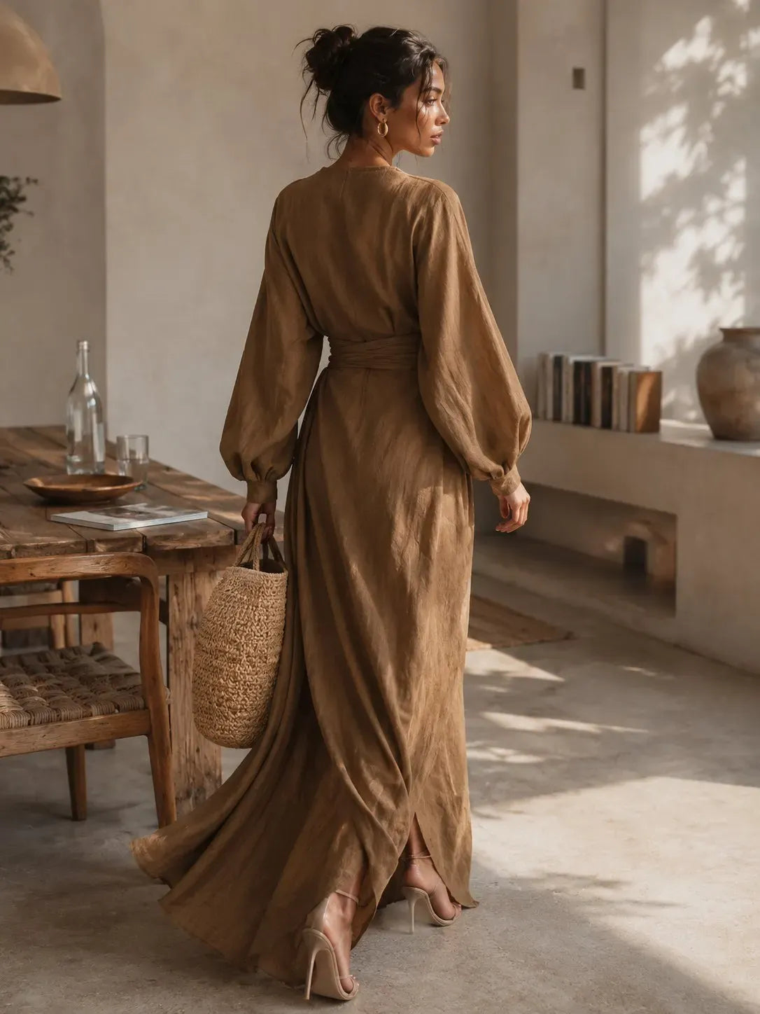 Mirela Studio Sandra | Vestido Mediterráneo Lino