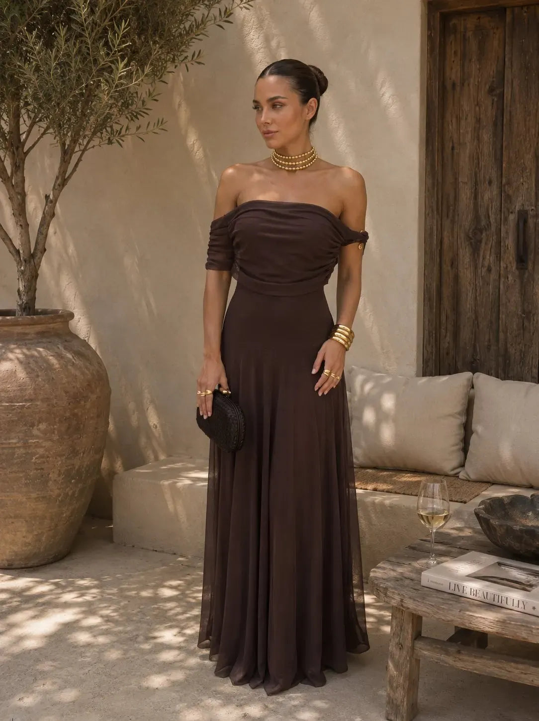 Mirela Studio Vestido Alhambra | Maxi