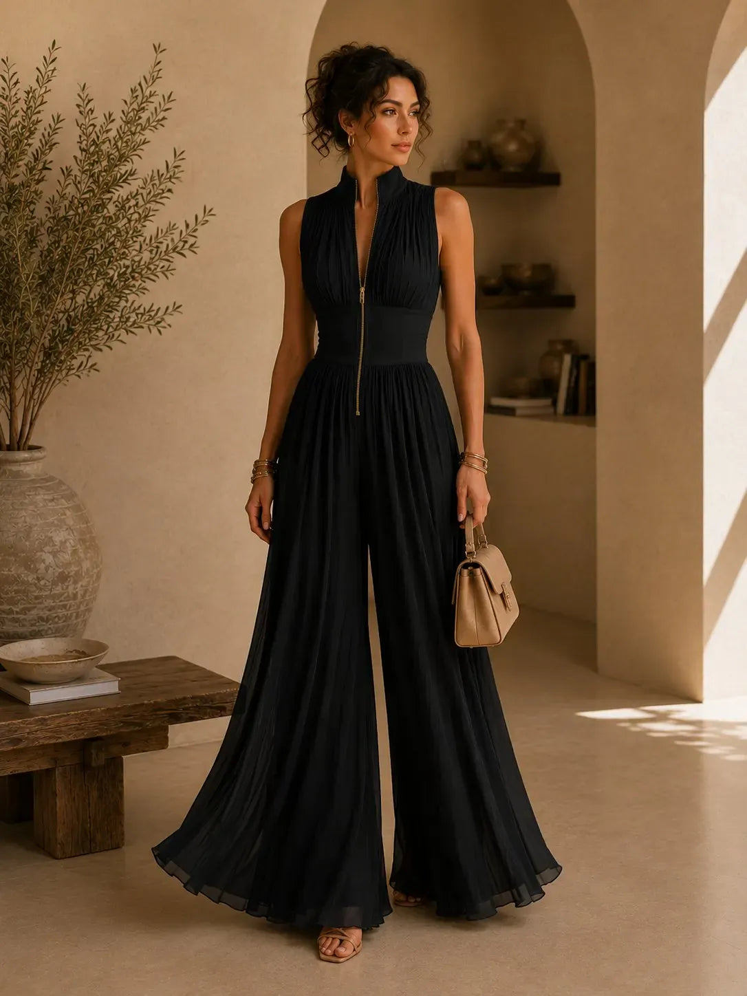 Mirela Studio Negro / XS Mono VILLA — Blanco Roto